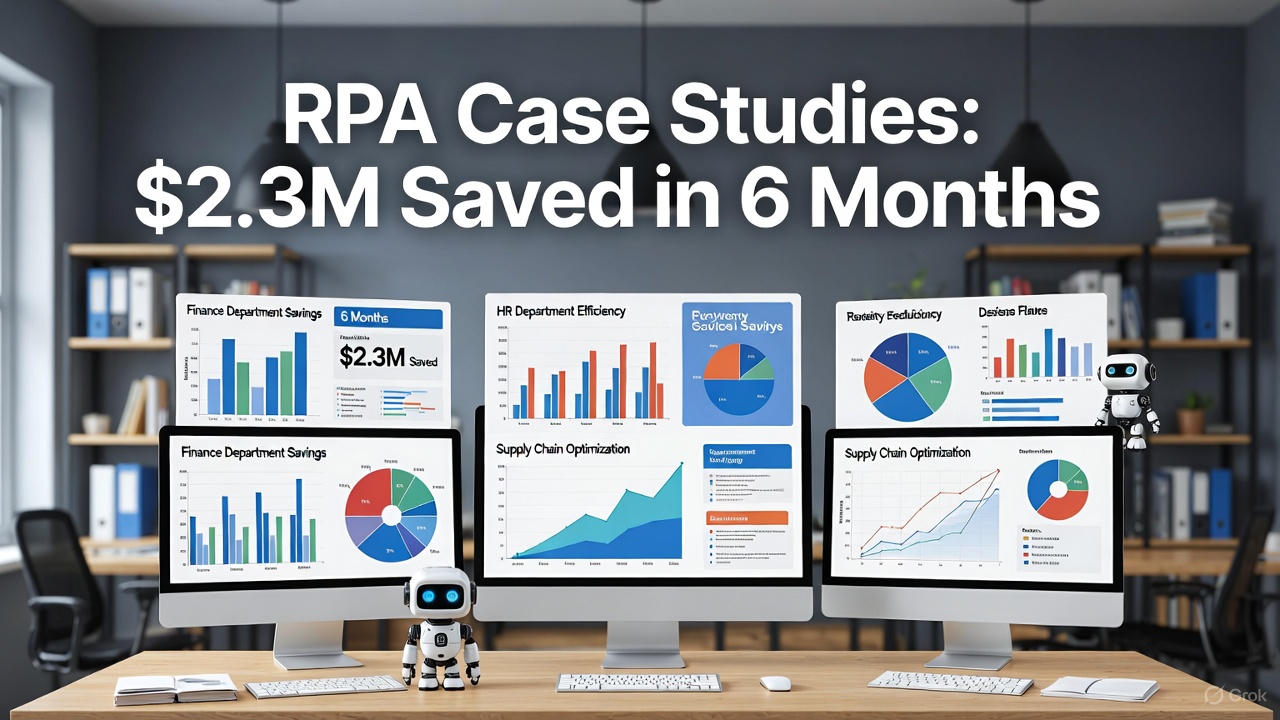 7 RPA Case Studies: $2.3M Saved in 6 Months